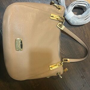 Michael Kors Tan Crossbody Bag with Gold Hardware